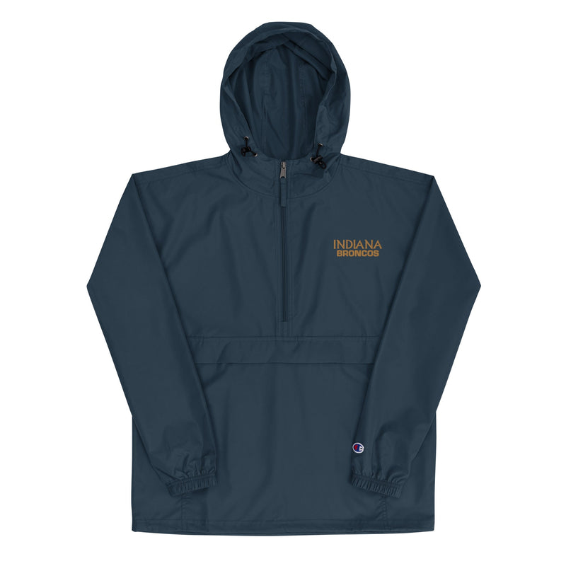 Indiana Broncos Embroidered Champion Packable Jacket