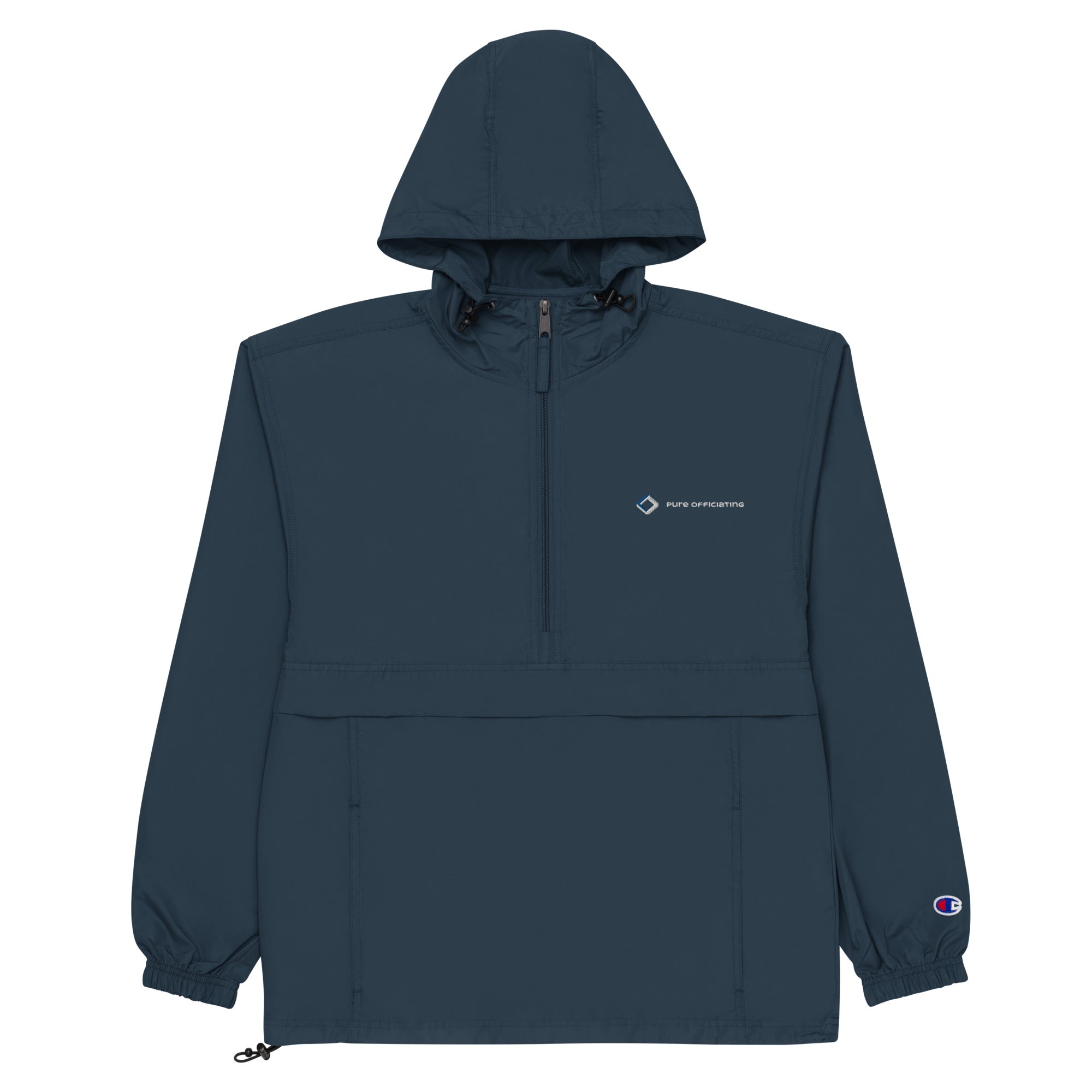 PURE OFFICIATING Embroidered Champion Packable Jacket