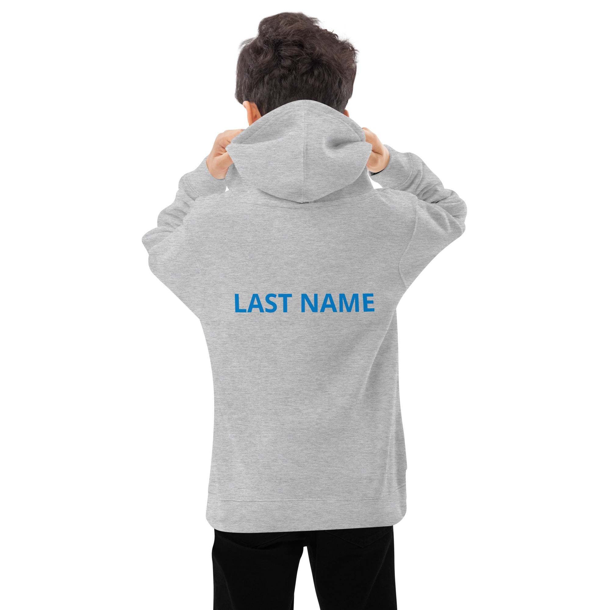 SM FB Kids fleece hoodie with Personalization v1
