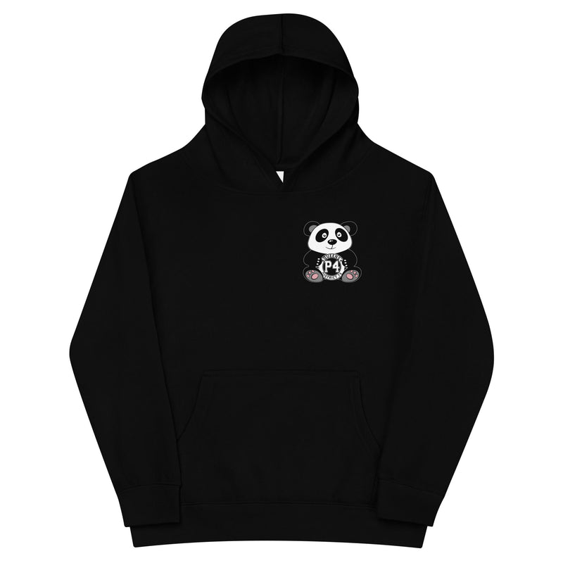 p4 Kids fleece hoodie (Panda)