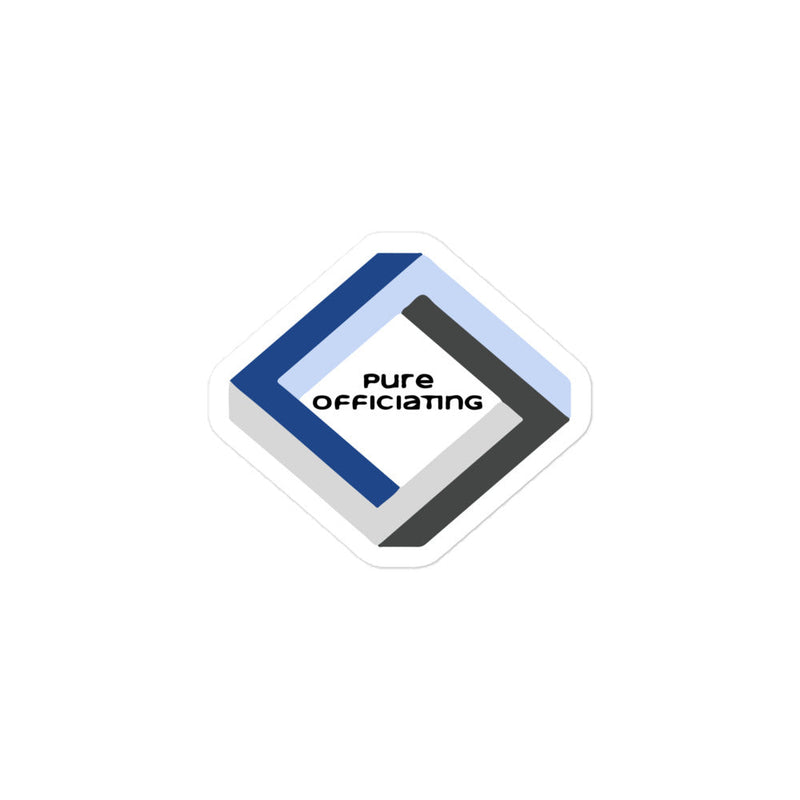 PURE OFFICIATING Bubble-free stickers