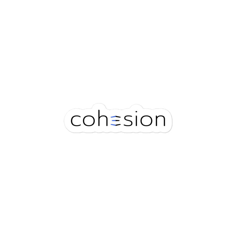 Cohesion Bubble-free stickers