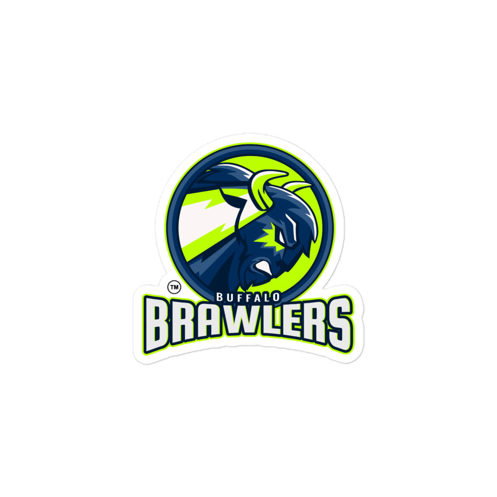 BUFFALO BRAWLERS Bubble-free stickers