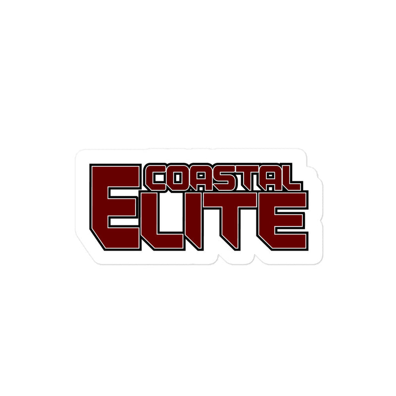 Coastal Elite Bubble-free stickers
