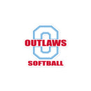 Pegatinas sin burbujas de Modesto Outlaws