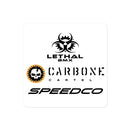 Lethal BMX/Carbone Bubble-free stickers