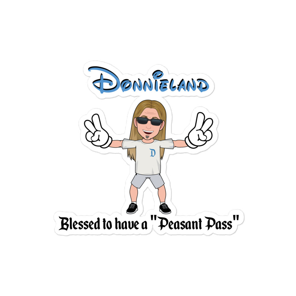 DONNIELAND Bubble-free stickers v4