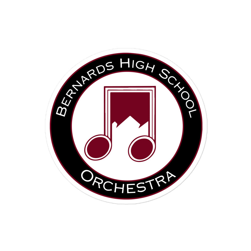 BHS Band Orchestra Bubble-free stickers