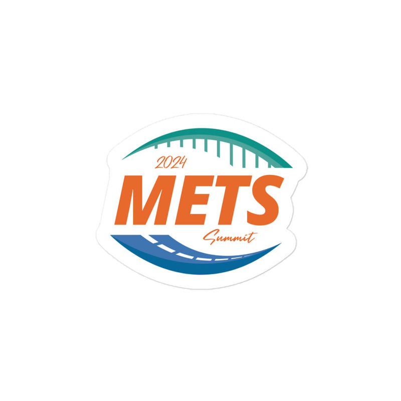 METS Caltrans Bubble-free stickers