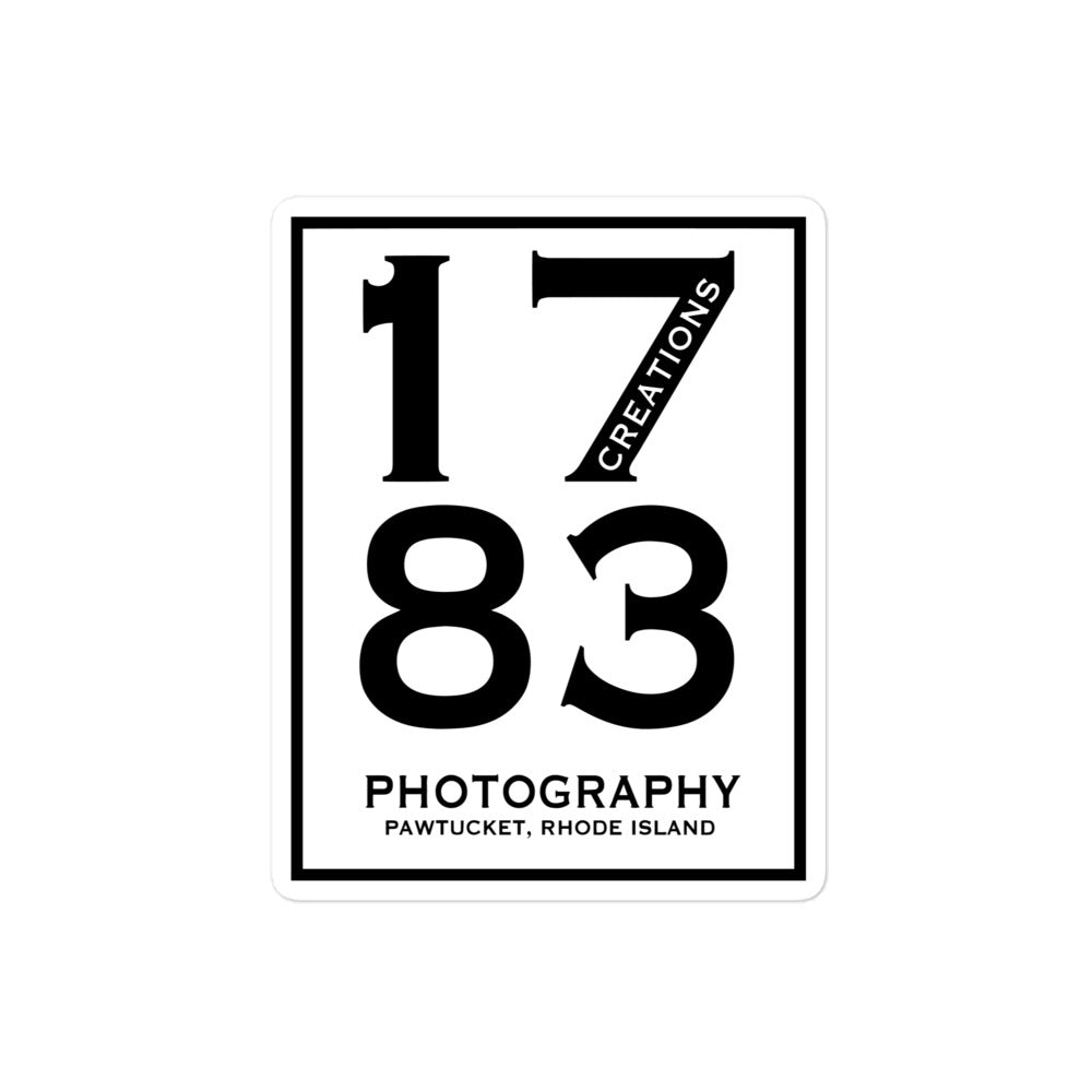 1783 Creations Photography Bubble-free stickers