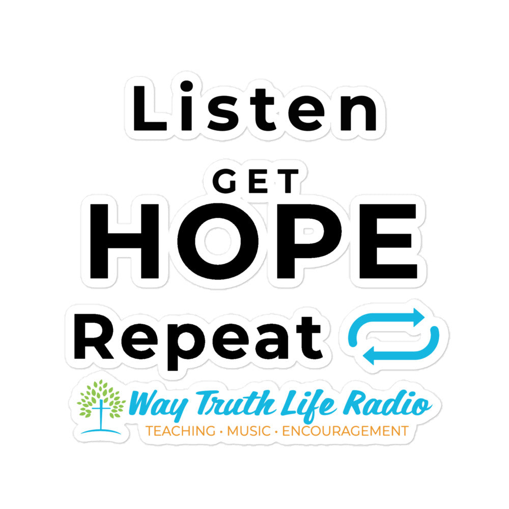 Way Truth Life Radio Bubble-free stickers