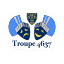 Troupe 4637 Pegatinas sin burbujas