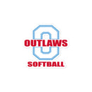 Pegatinas sin burbujas de Modesto Outlaws