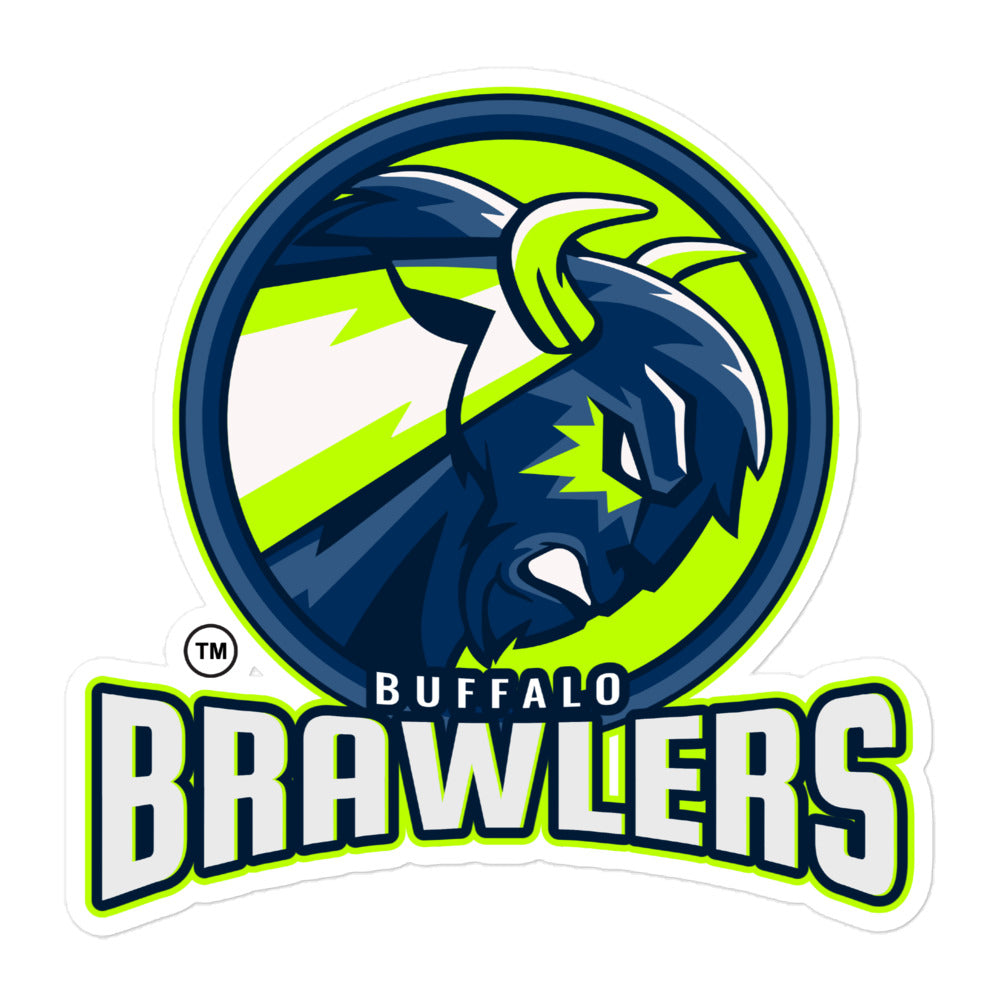 BUFFALO BRAWLERS Bubble-free stickers