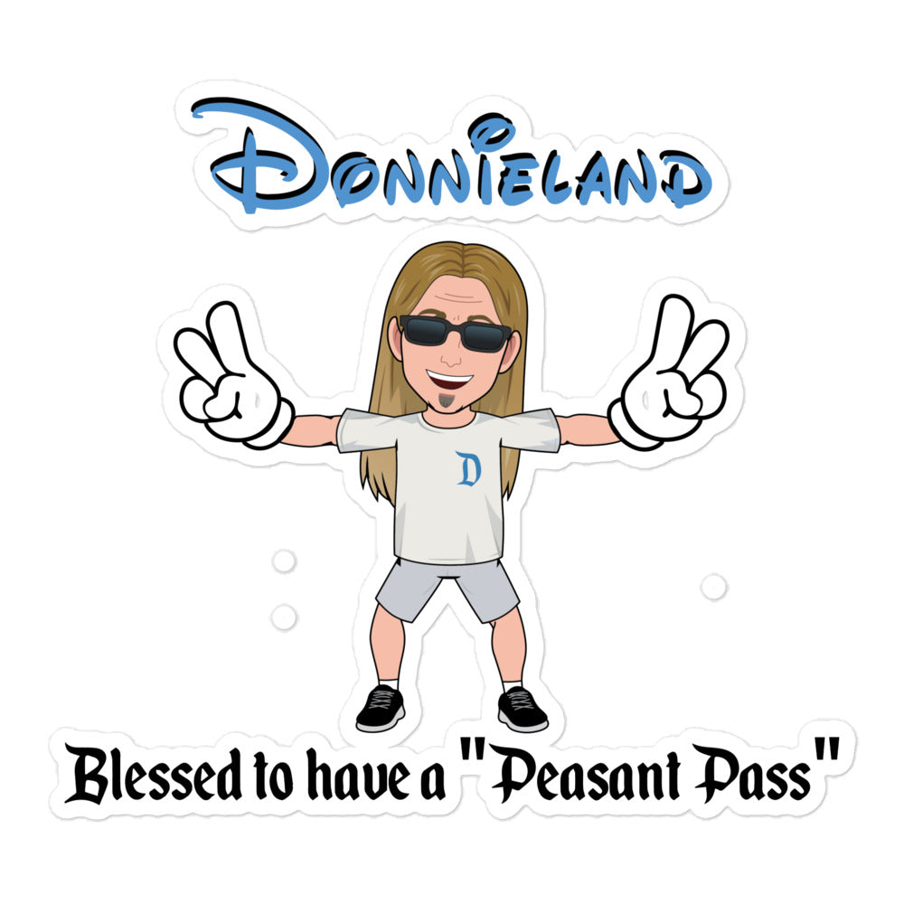 DONNIELAND Bubble-free stickers v4