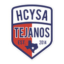HCYSA Tejano Soccer Bubble-free stickers