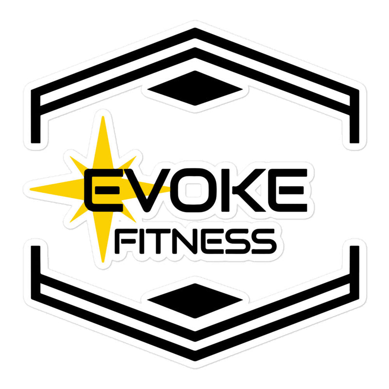 Evoke Fitness Bubble-free stickers