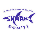 Union Sharks Bubble-free stickers
