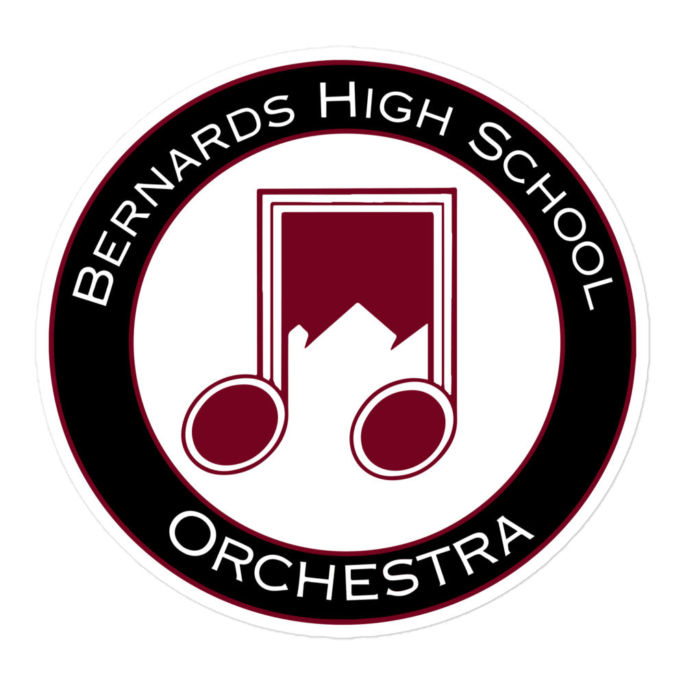 BHS Band Orchestra Bubble-free stickers