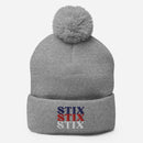 Gorro con pompones Stix