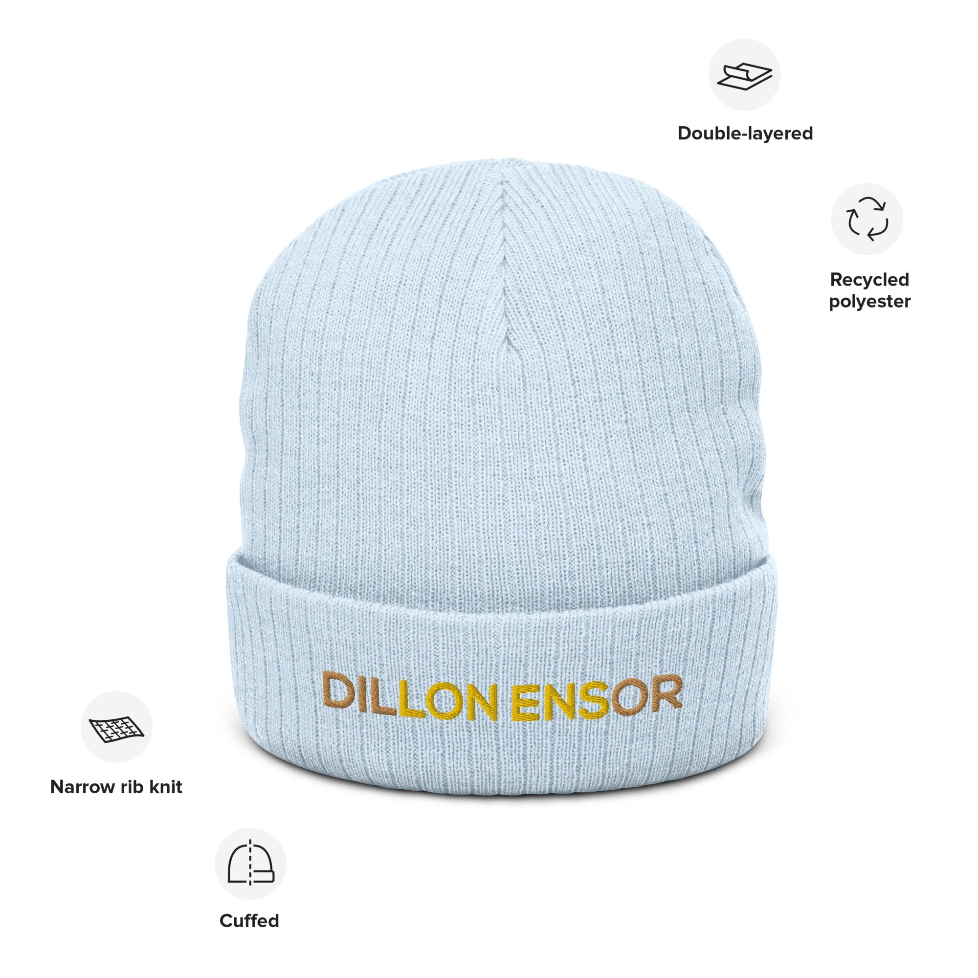 DEMT Ribbed knit beanie