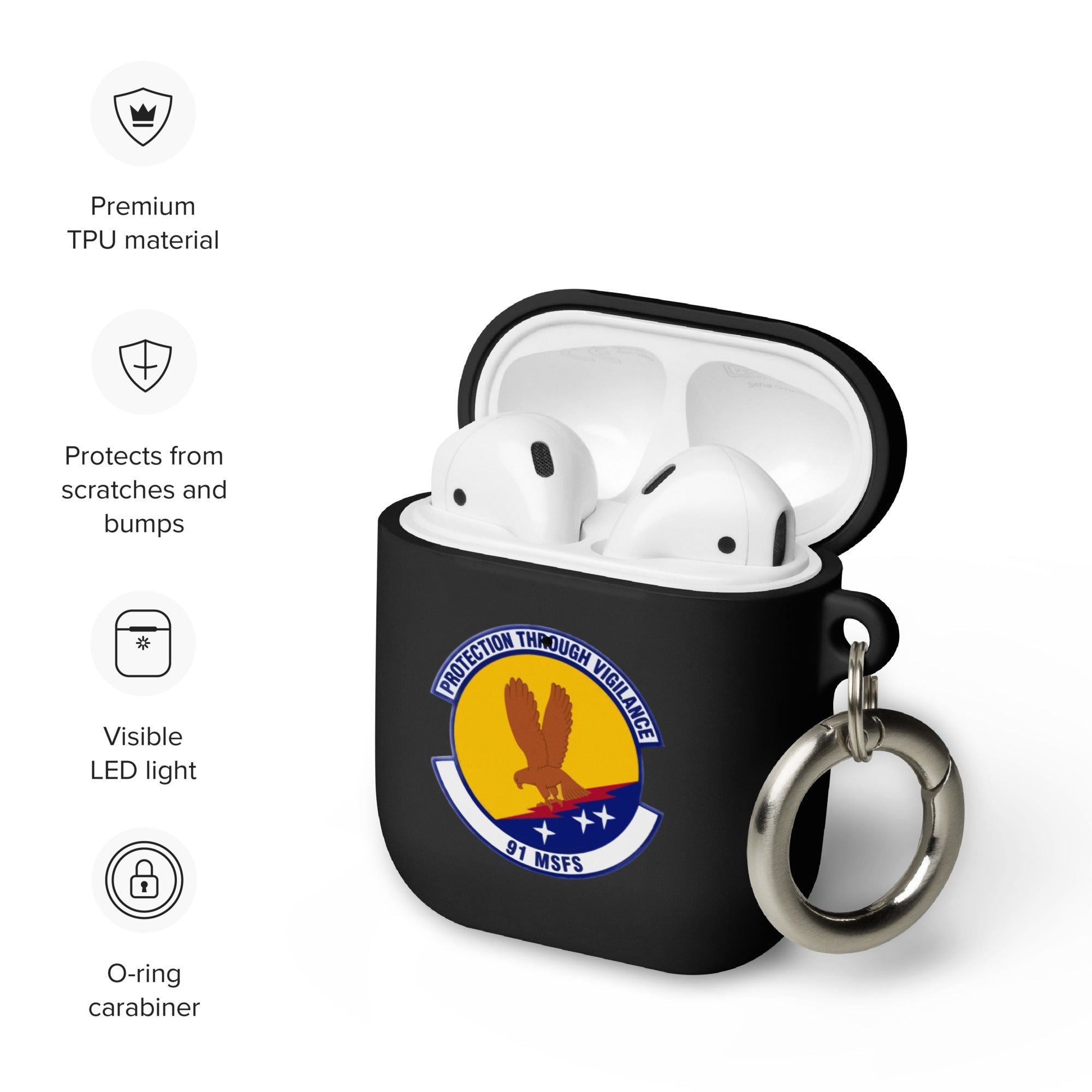 91 MSFS Estuche de goma para AirPods®