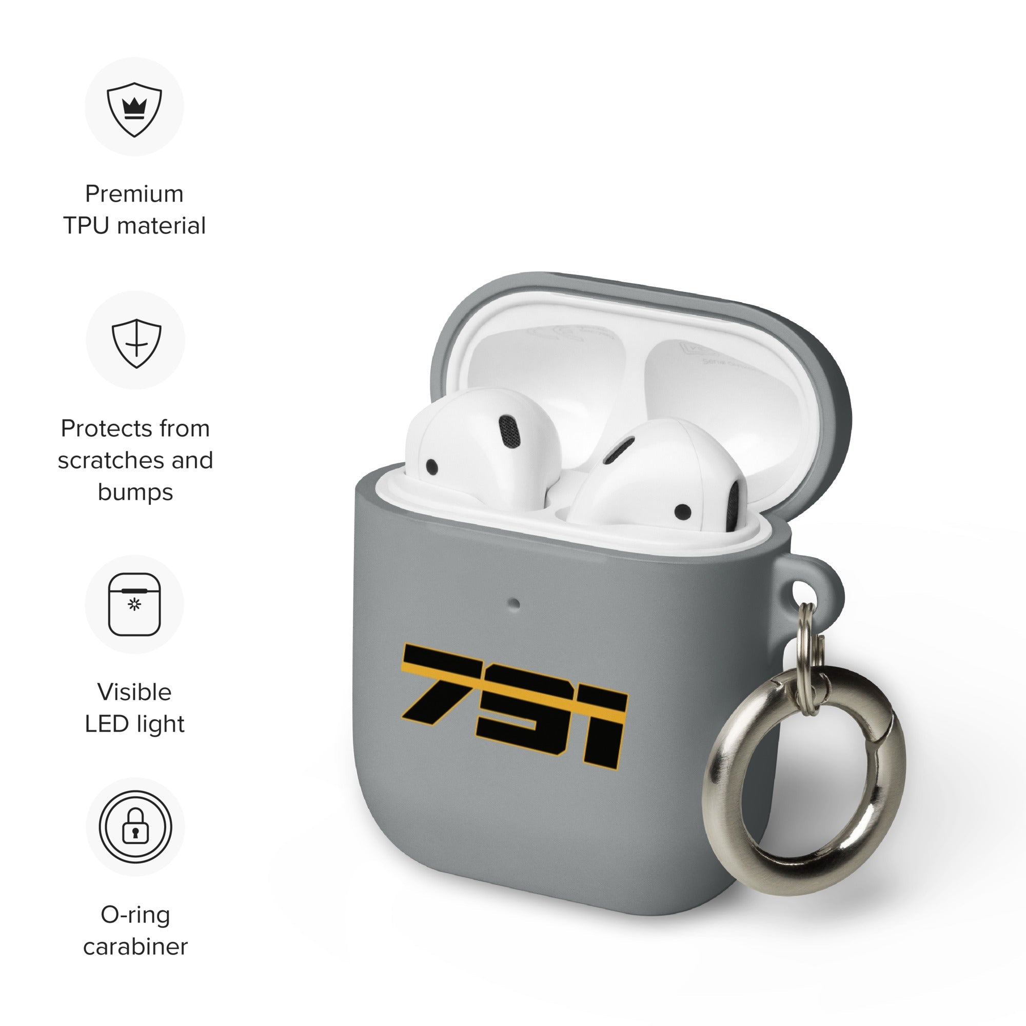 791 MSFS Estuche de goma para AirPods®