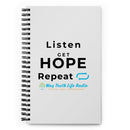 Way Truth Life Radio Spiral notebook
