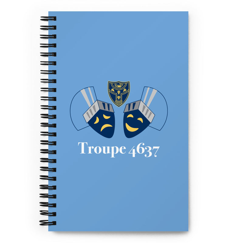 Troupe 4637 Spiral notebook