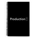 Cuaderno espiral de producción de NCBC