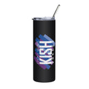 Kishwaukee College Stainless steel tumbler