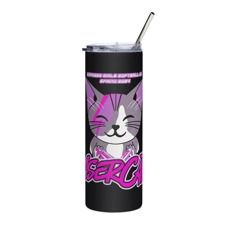 Laser Cats Stainless steel tumbler