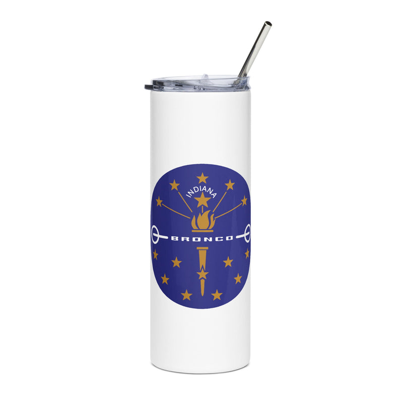 Indiana Broncos Stainless steel tumbler