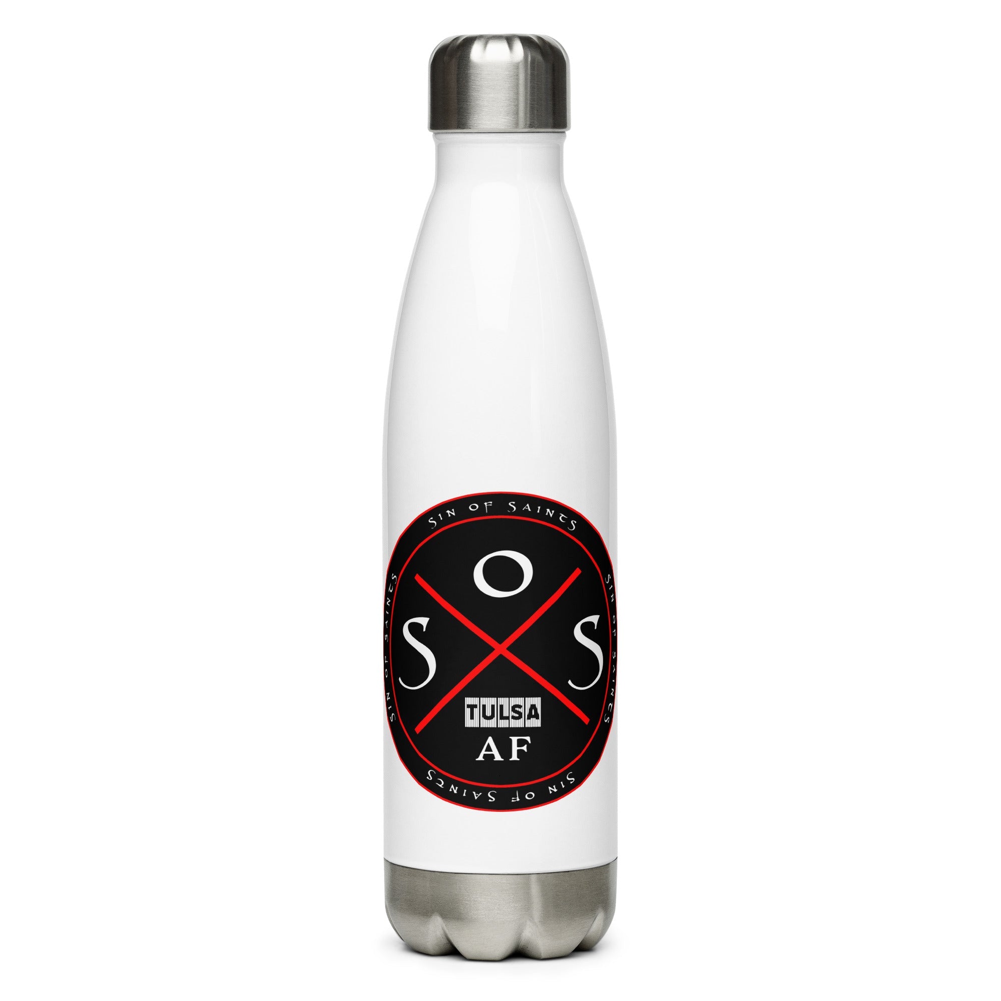 SOS Stainless Steel Water Bottle