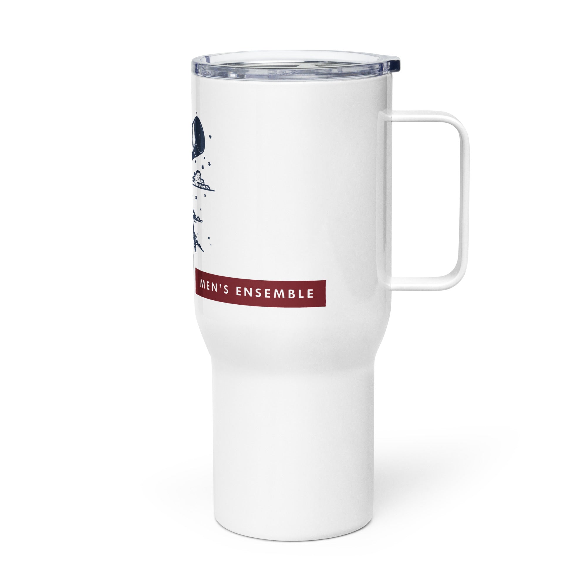 CME Travel mug with a handle v1
