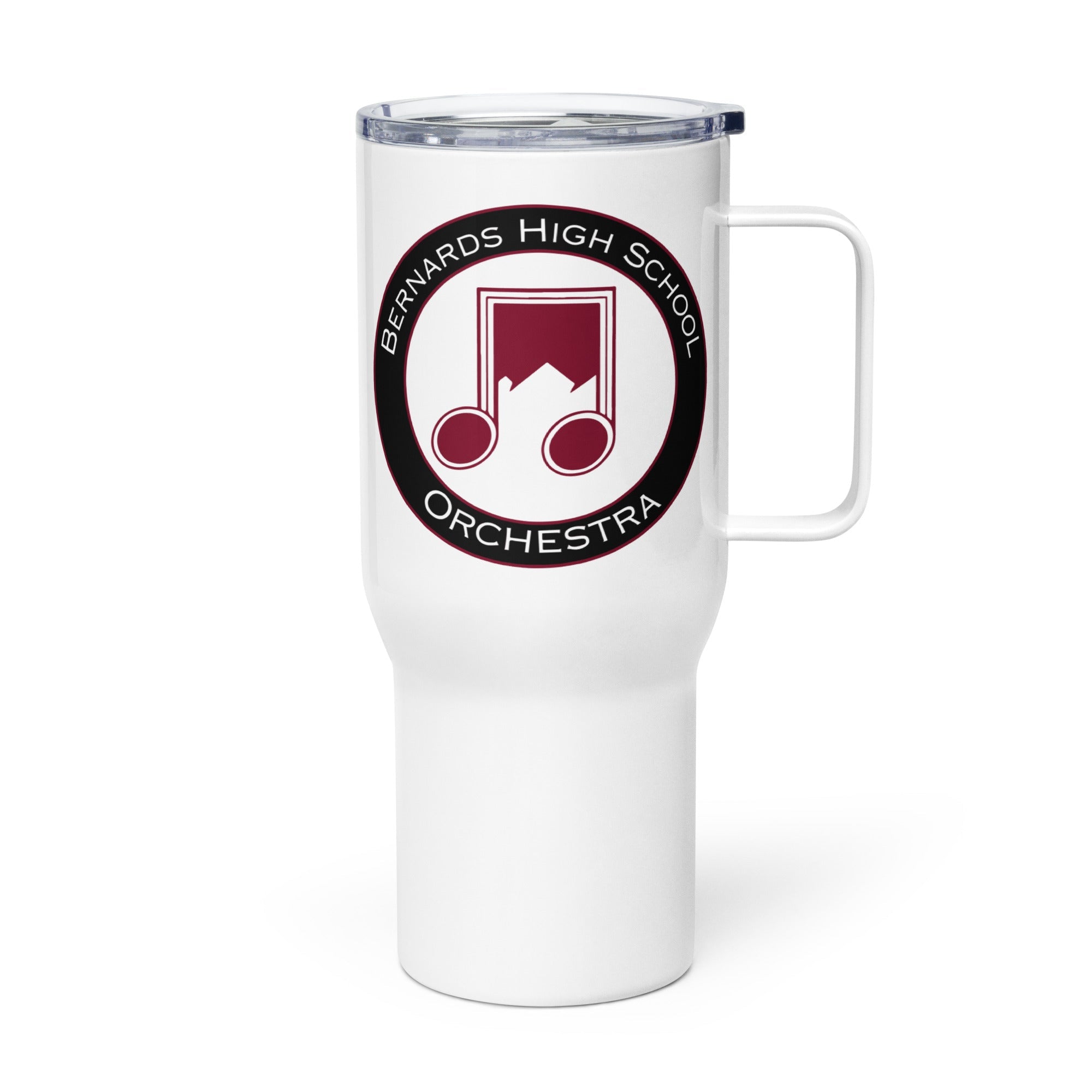 BHS Band Orchestra Travel mug with a handle