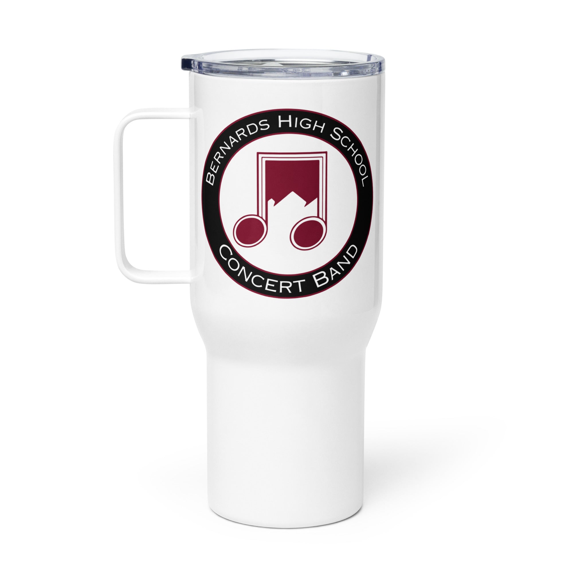 BHS Band Travel mug with a handle