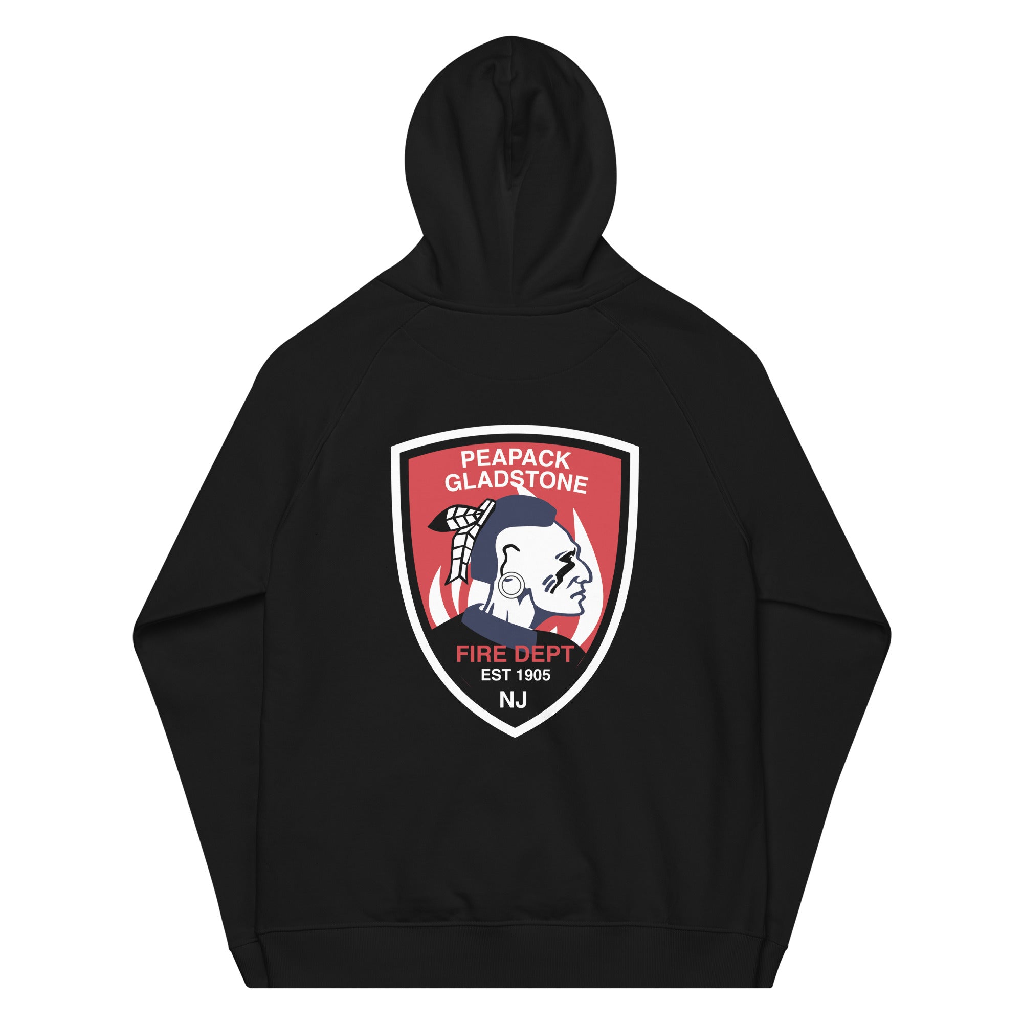 PGFD Unisex eco raglan hoodie v2