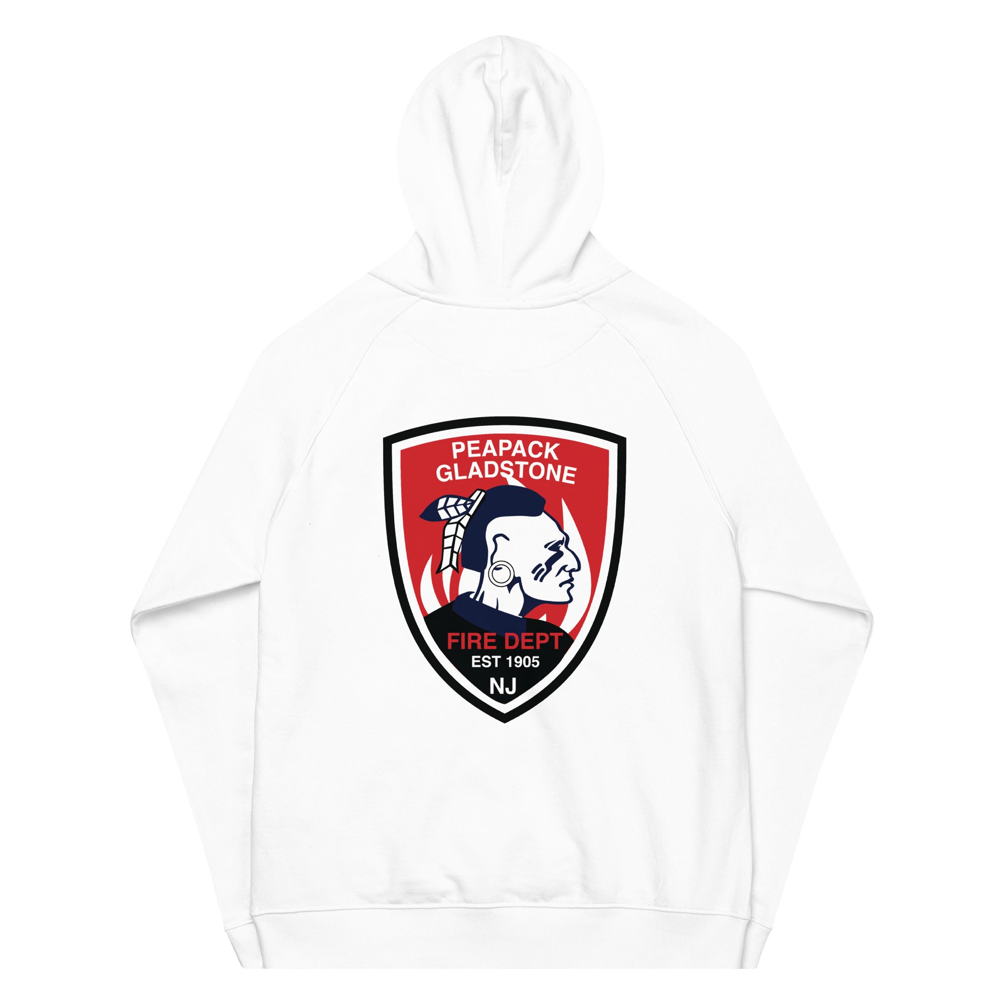 PGFD Unisex eco raglan hoodie v2