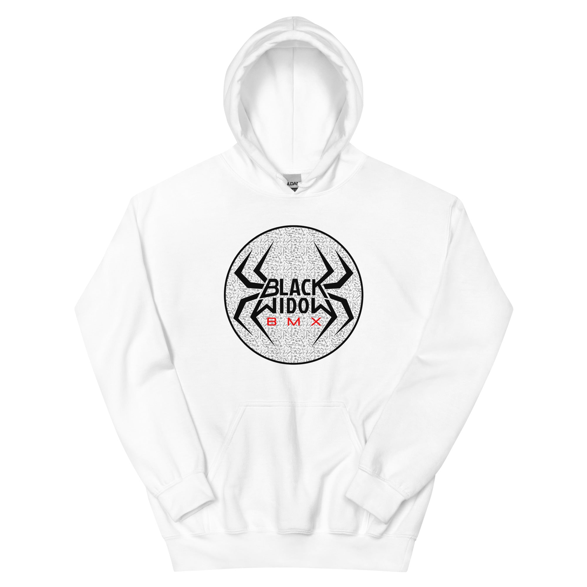 BW Unisex Hoodie (Pattern) WHITE ONLY