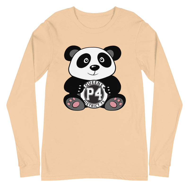 p4 Unisex Long Sleeve Tee (Panda Center)