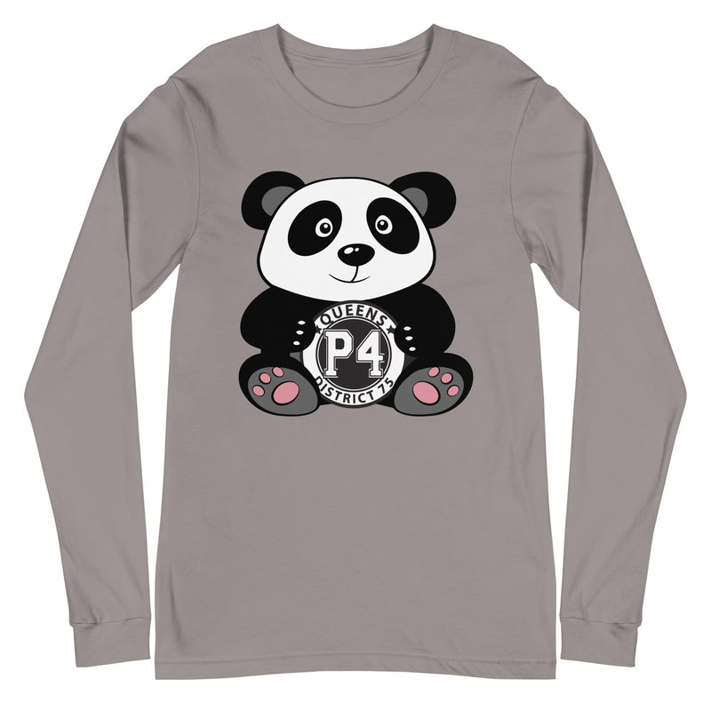 p4 Unisex Long Sleeve Tee (Panda Center)
