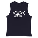 Camiseta sin mangas Thriving Faith (Juan 3:16)