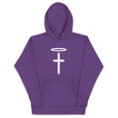 Sudadera unisex Thriving Faith (halo y cruz)