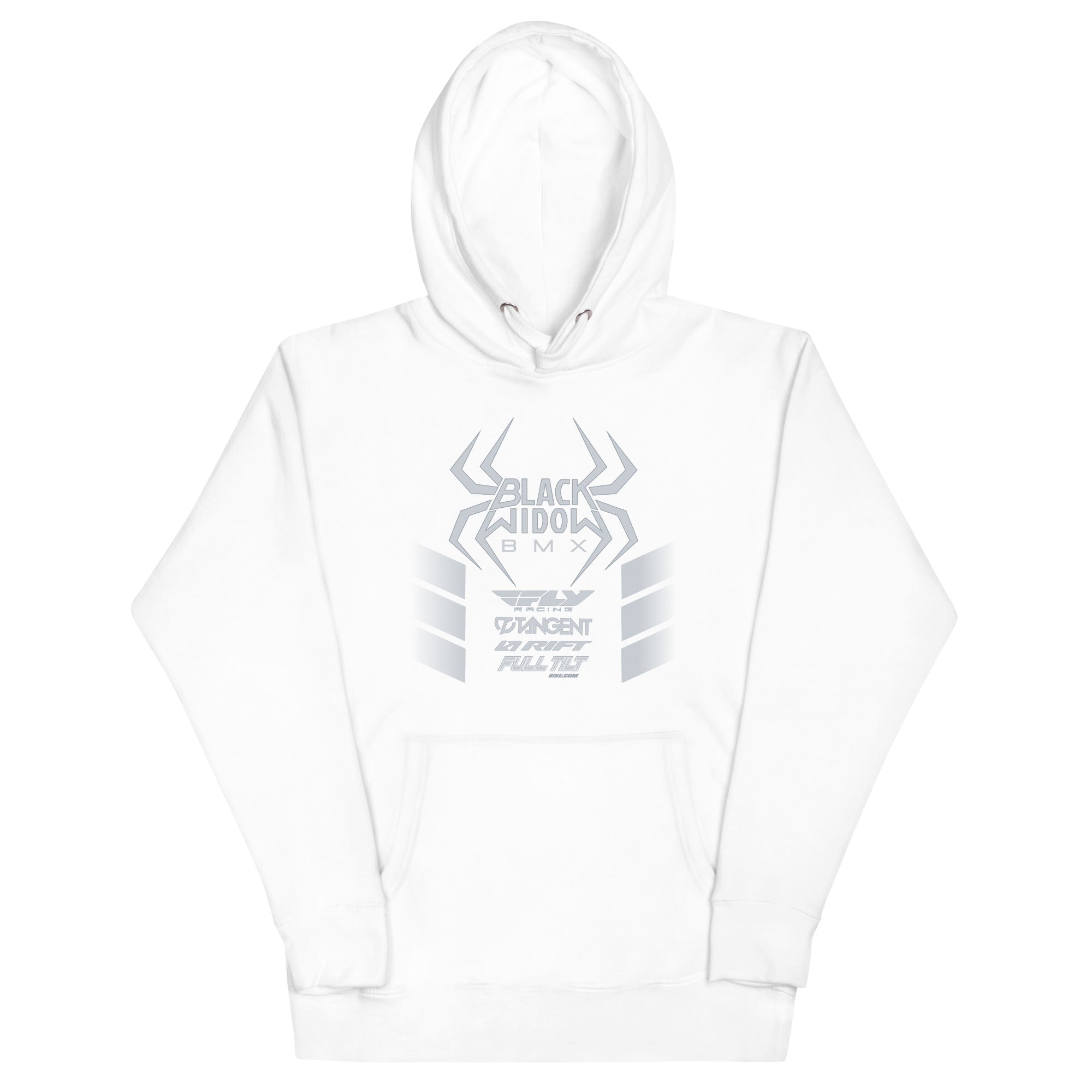 BW Unisex Hoodie (White outline)