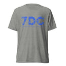 Camiseta de manga corta SDC (estampado azul real)