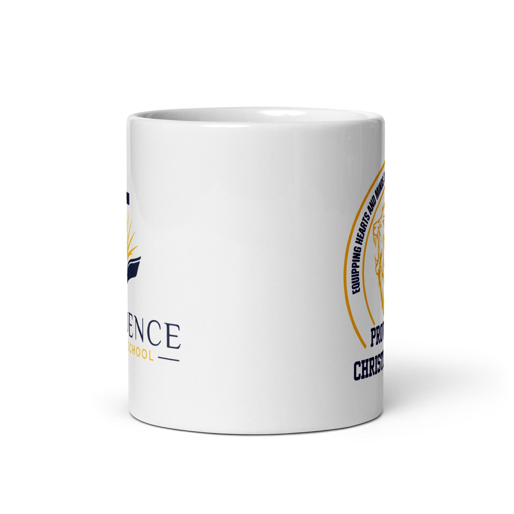 PCS White glossy mug