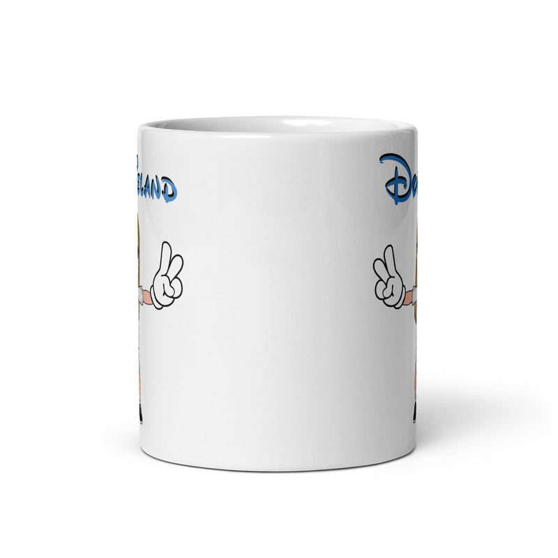 DONNIELAND White glossy mug v2