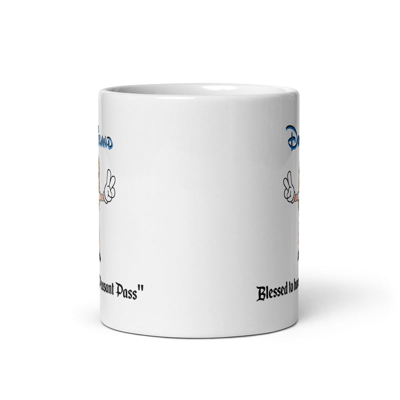 DONNIELAND White glossy mug v4