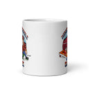 RCB White glossy mug